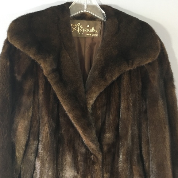 Valentino Jackets & Coats Valentino Mink Fur Coat Brown Womens Extra